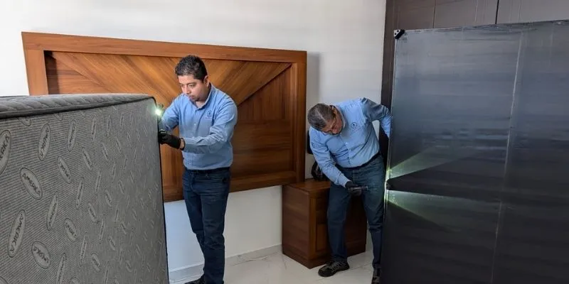 Inspección detallada de chinches en Puebla